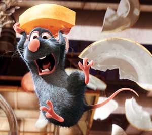 Remy steals the show - and the cheese in Ratatouille