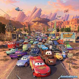 The cast of Pixars Cars